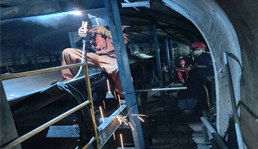 圣能井下防爆<a href='http://m1301.cn' target='_blank'><u>電子皮帶秤</u></a>的“勇士”精神