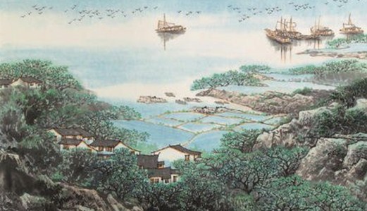 春風又綠江南岸，滿城盡待圣能產(chǎn)！