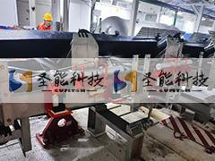 中鐵裝備杭州項目部自動校準(zhǔn)皮帶秤